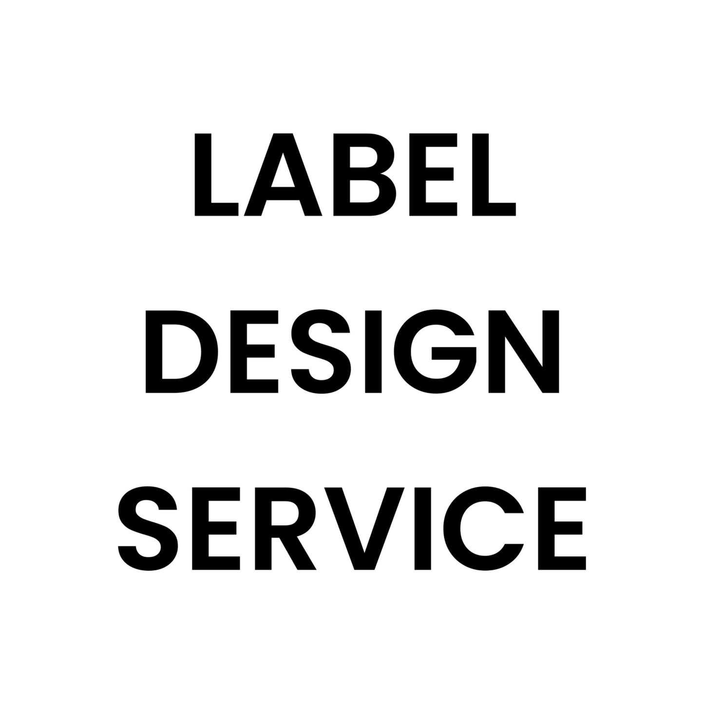 Label Design Service