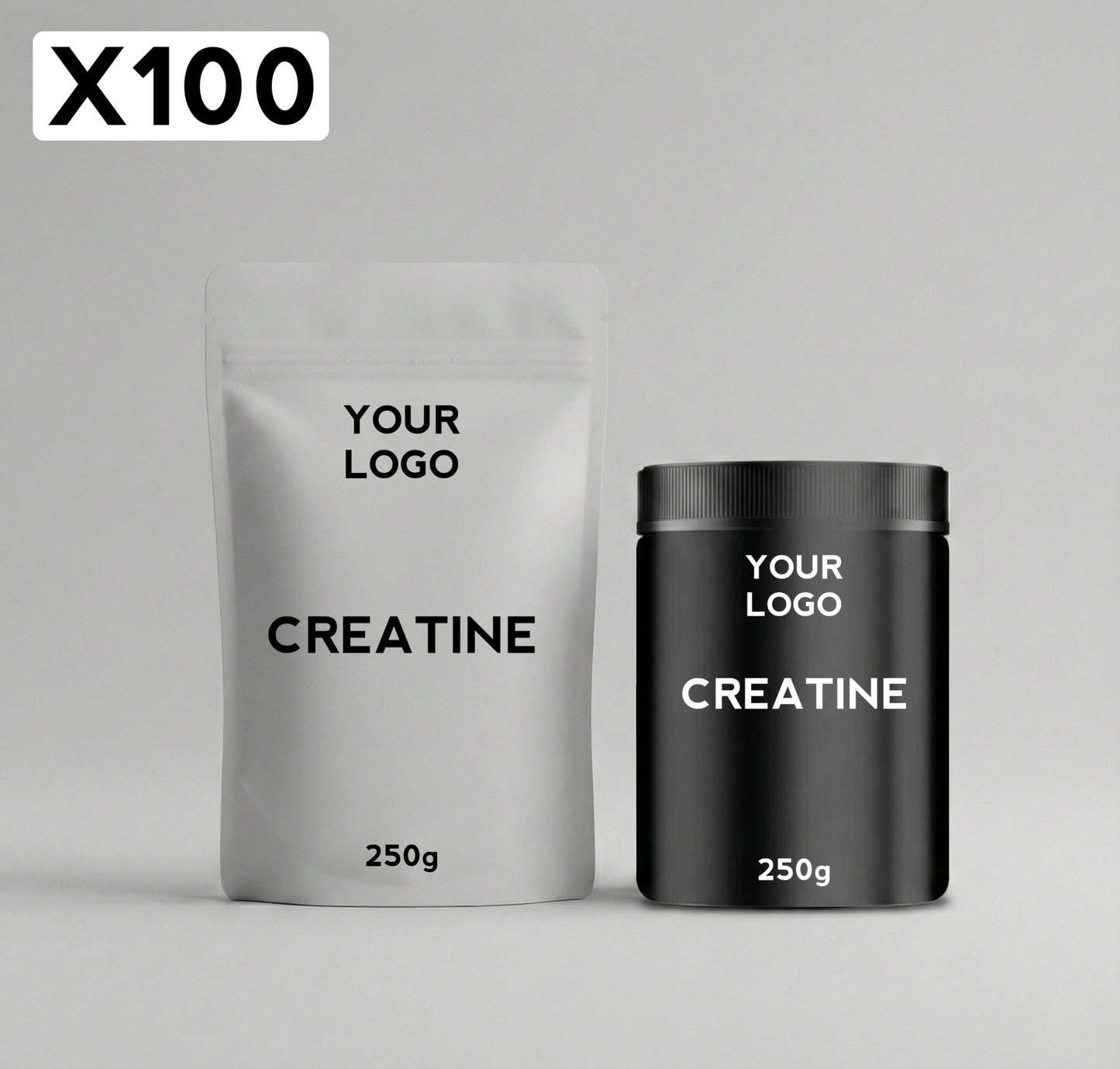 100 x 250g Creatine Monohydrate Micronised
